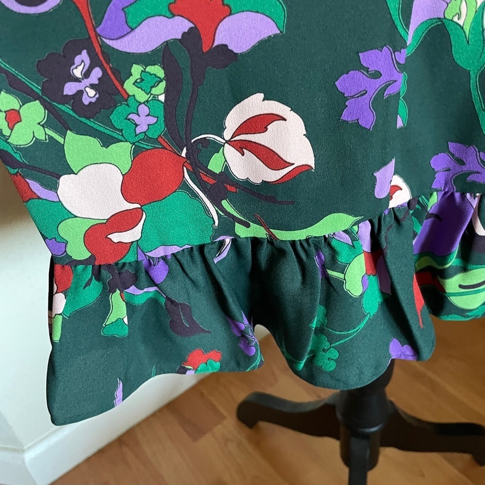 NWT - Kate Spade Pinegrove Fleur Nouveau Smocked Dress Size 8 - Picture 10 of 14